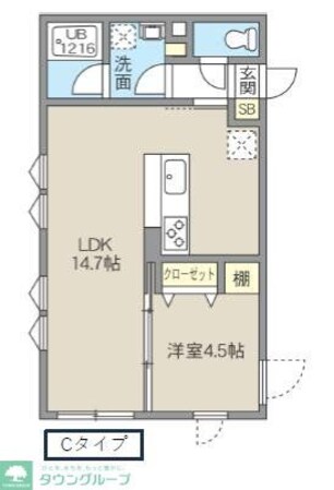 レピュア池袋本町レジデンスの物件間取画像